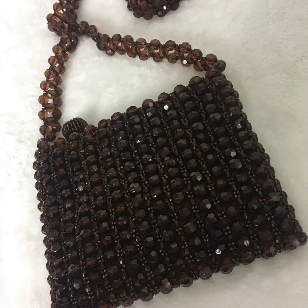 Beaded Small Purse Bag Vintage Great Condition - Picture 3 of 8